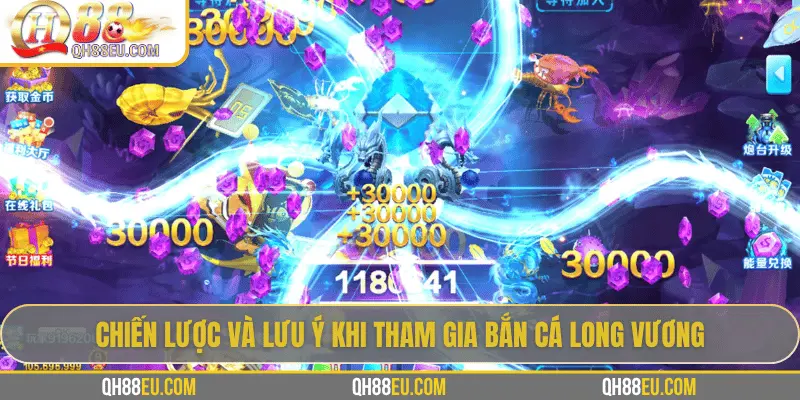 Bắn Cá Long Vương - Đại Dương Thần Thoại Đầy Thử Thách 4 Chiến lược và lưu ý khi tham gia bắn cá Long Vương