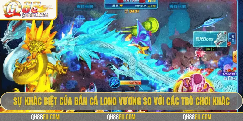 Bắn Cá Long Vương - Đại Dương Thần Thoại Đầy Thử Thách 3 Sự khác biệt của Bắn cá Long Vương so với các trò chơi khác